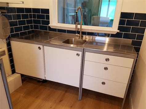 ikea stainless steel sink cabinet|ikea free standing kitchen sink.